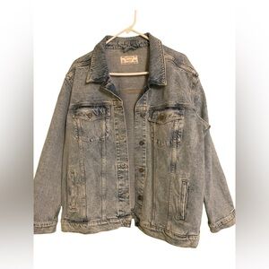 Fat Face Otille Oversized Denim Jacket EUC